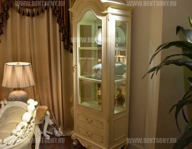 Витрина однодверная Митчел (Классика, массив дерева) цена