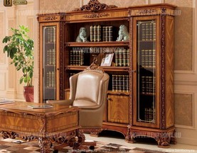 Шкаф Книжный Белмонт (Классика, массив дерева) интернет магазин