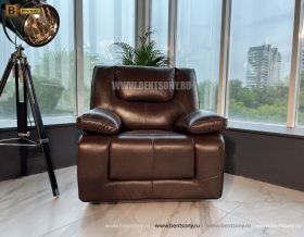 Кожаное Кресло Прецо с глайдером каталог мебели